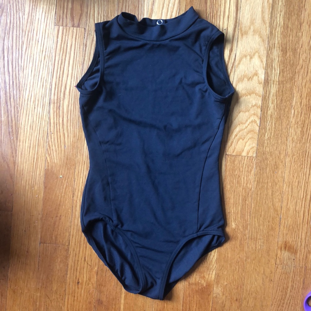 Capezio Big girls polo neck Leotard